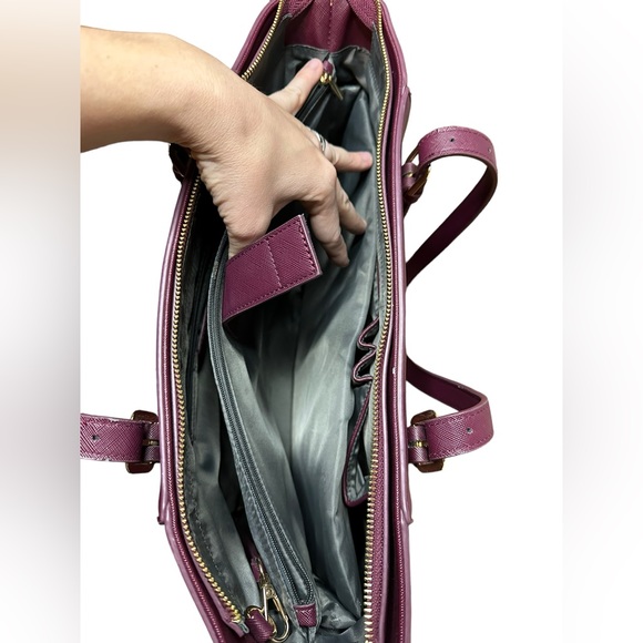 Bags Womens Laptop Bag Large Deep Plum Poshmark